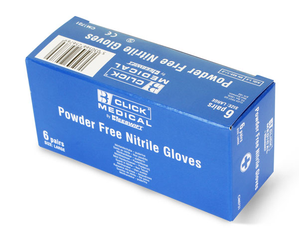 NITRILE GLOVES 6 PAIRS IN A CARTON - CM1721