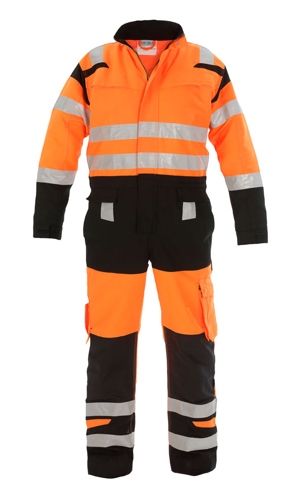 HOVE HIGH VISIBILITY TWO TONE COVERALL - HYD048471ORBL