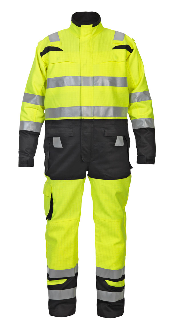 HOVE HIGH VISIBILITY TWO TONE COVERALL - HYD048471SYBL