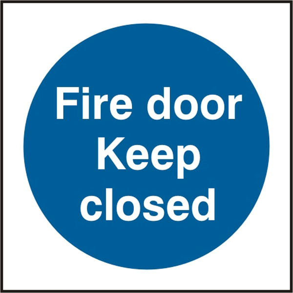 FIRE DOOR KEEP CLOSED SIGN - BSS11342